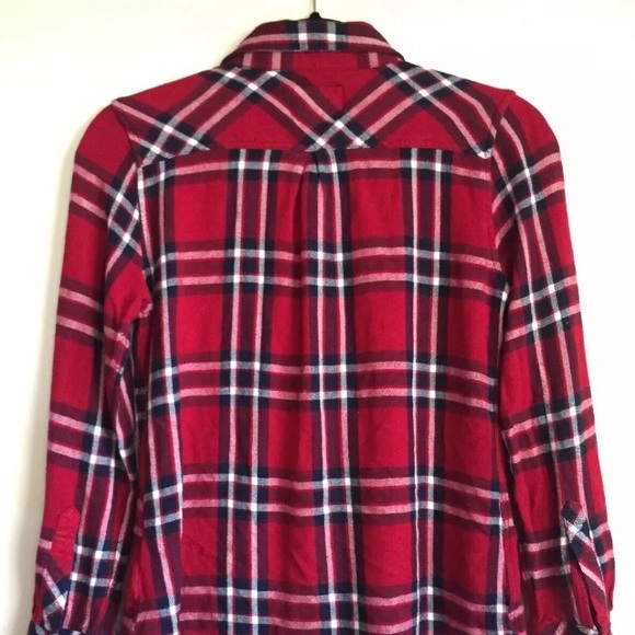Rails (Sm) Hunter Plaid Carmine Red Flannel Shirt - Picture 6 of 6